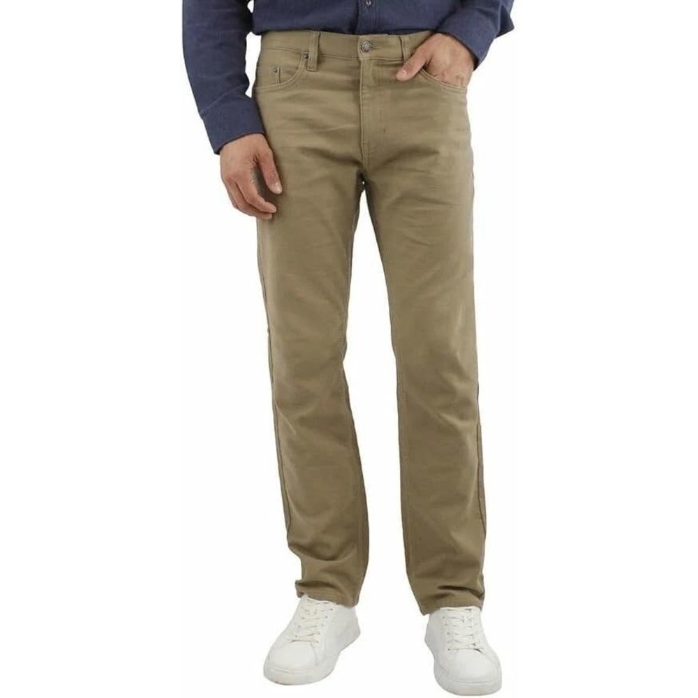 NEW Jachs New York Men's Size 40x29 Tan Straight Fit 5 Pocket Flex Waistband